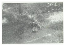 john gold with pet stubby - 1956.gif